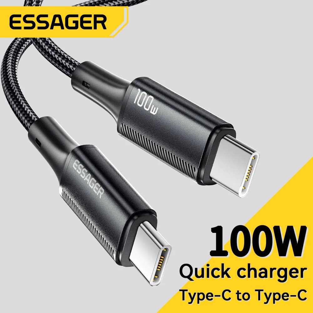 Кабель USB-C на USB-C з швидкою зарядкою PD 100W