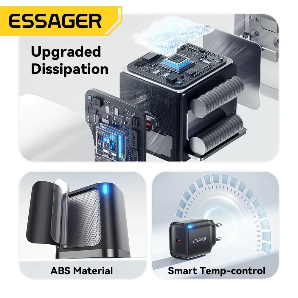Міні зарядний пристрій 30W USB-C PD