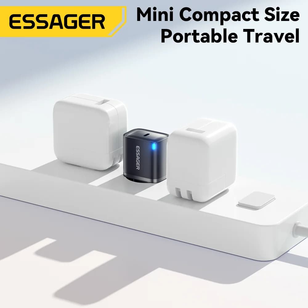 Міні-мережеве зарядне пристрій USB-C PD, 20 Вт