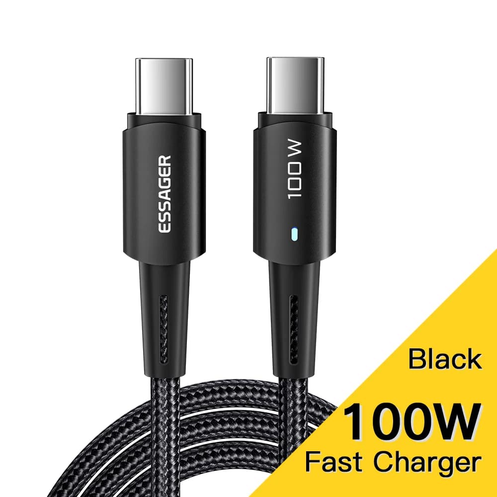 Кабель швидкої зарядки USB-C PD 100W