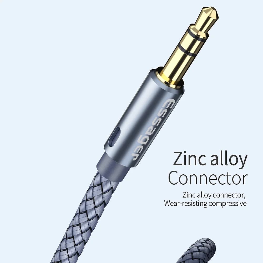 Аудіокабель AUX 3.5mm (мама-мама), стерео