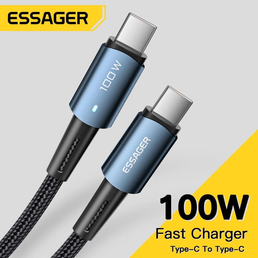 Кабель швидкої зарядки USB-C PD 100W