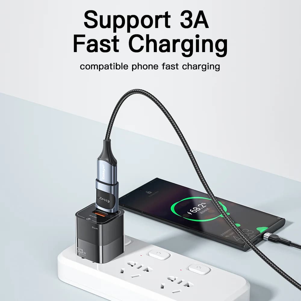 Адаптер OTG USB-C на Micro USB