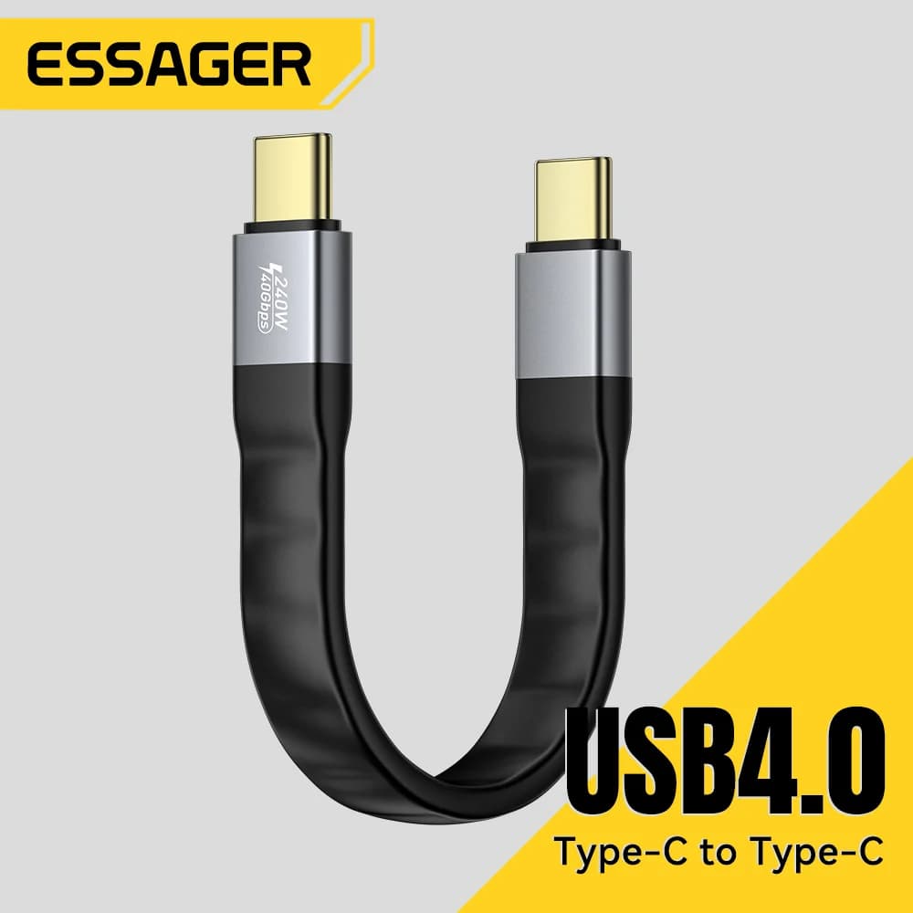 Кабель USB 4.0 Type-C з передачею даних 40 Гбіт/с та відео 8K