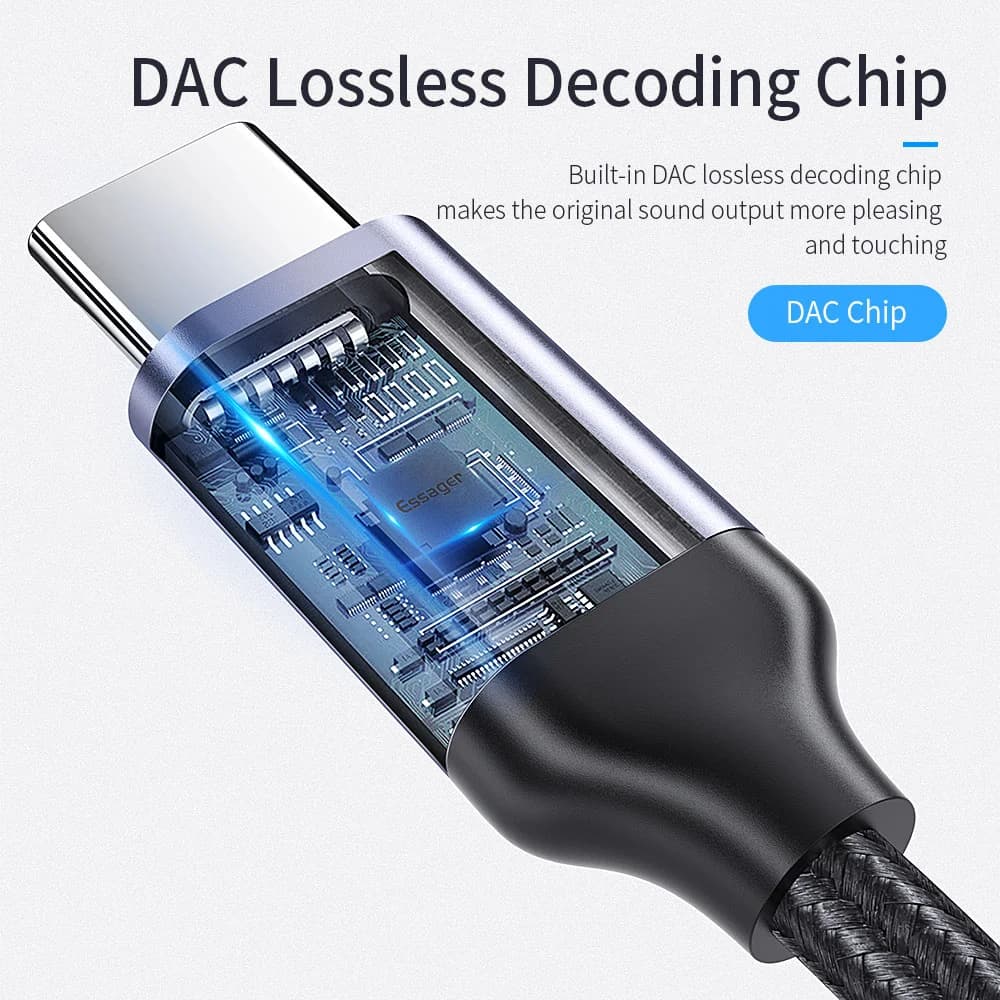 Адаптер USB-C на 3.5 мм аудіоджент