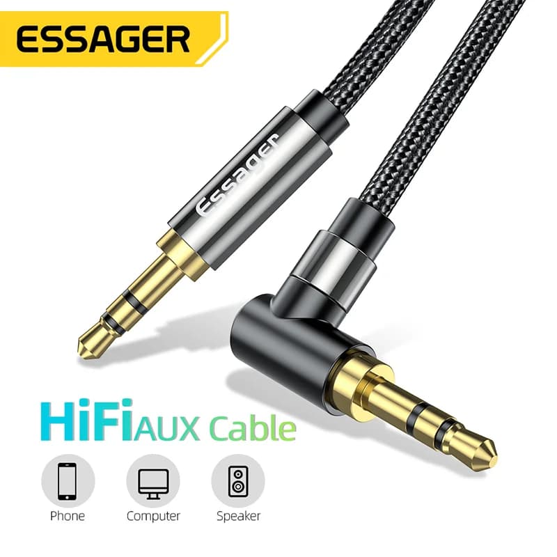 Hi-Fi аудіокабель 3.5mm Jack для колонок