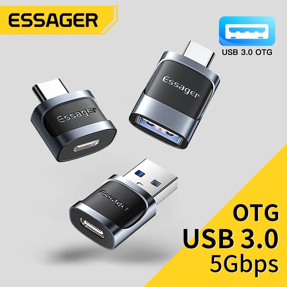 Адаптер OTG USB-C на Micro USB