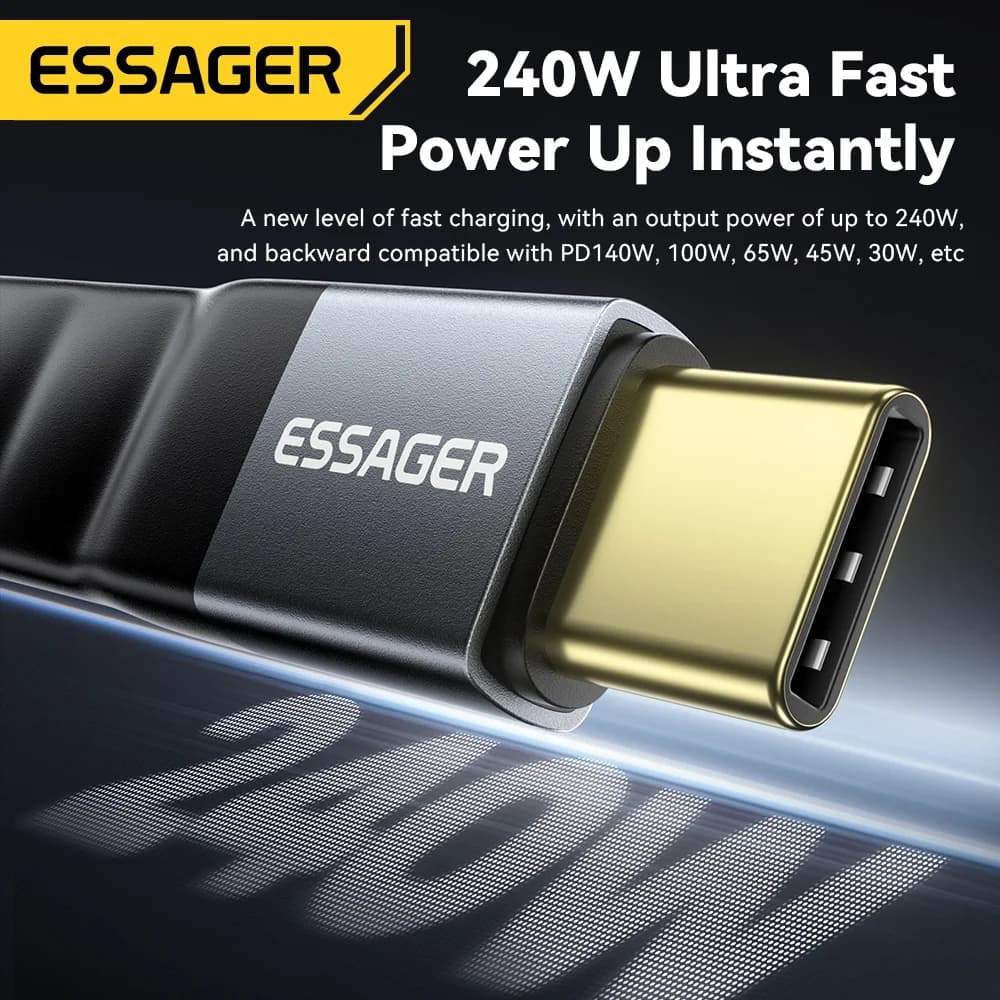 Кабель USB 4.0 Type-C, 240W PD, відео 8K