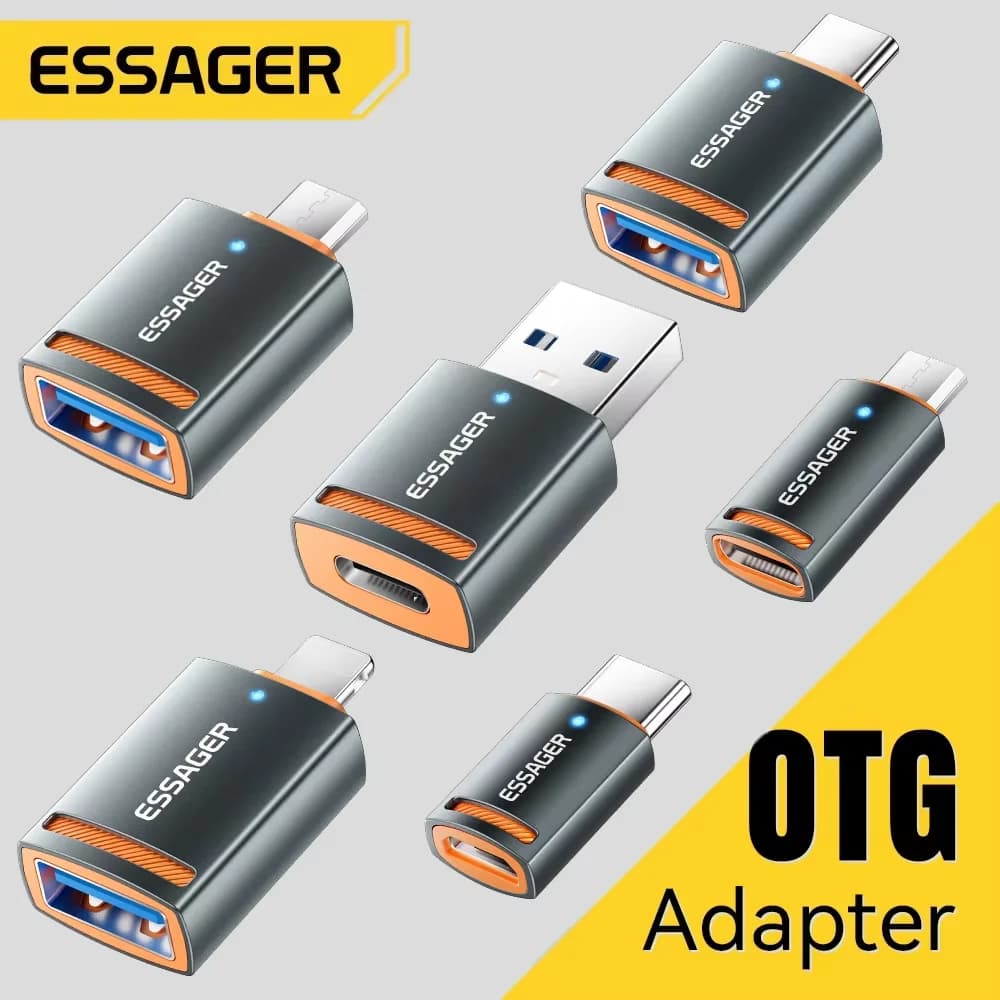 Адаптер USB 3.0 OTG Type-C тато на USB-A мама