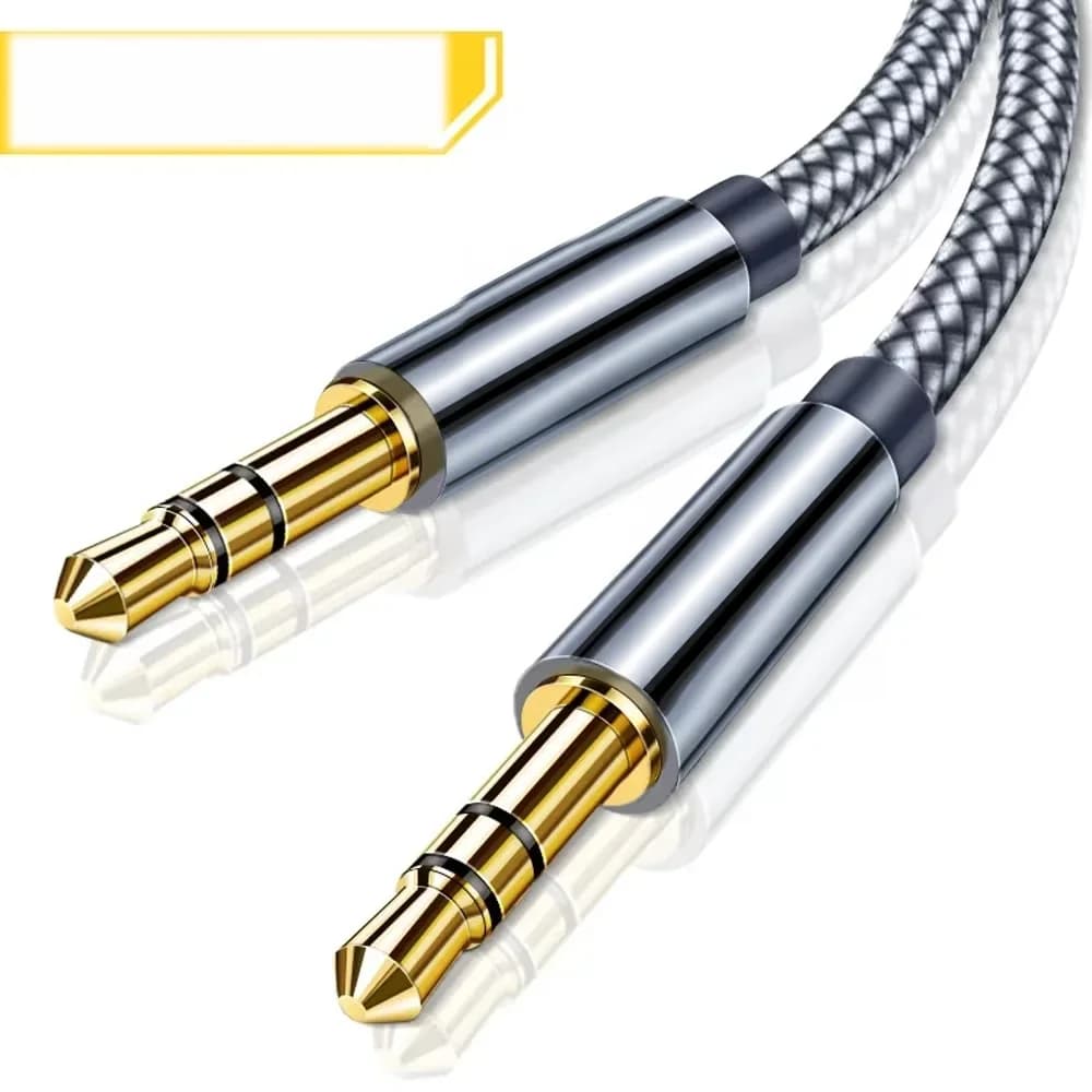 Аудіокабель AUX 3.5mm (мама-мама), стерео