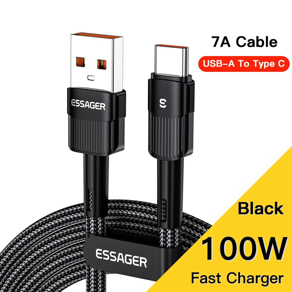 Кабель для швидкої зарядки USB-C на USB-C 100W, 3 м