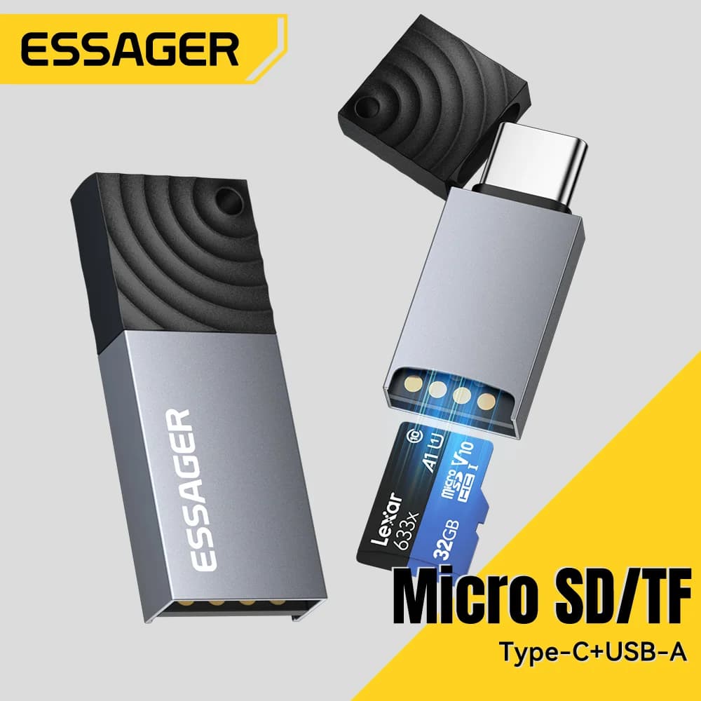 Кардрідер 2-в-1 USB-C та USB 2.0